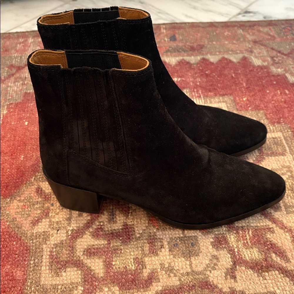 Rag & Bone Rover black suede size 39/9 - Picture 2 of 3